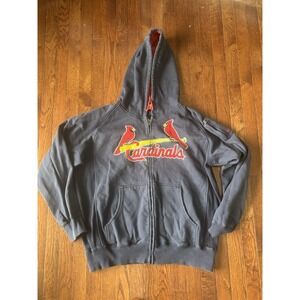 Vintage Nike St. Louis Cardinals Hoodie Men's Size XL Full Zip